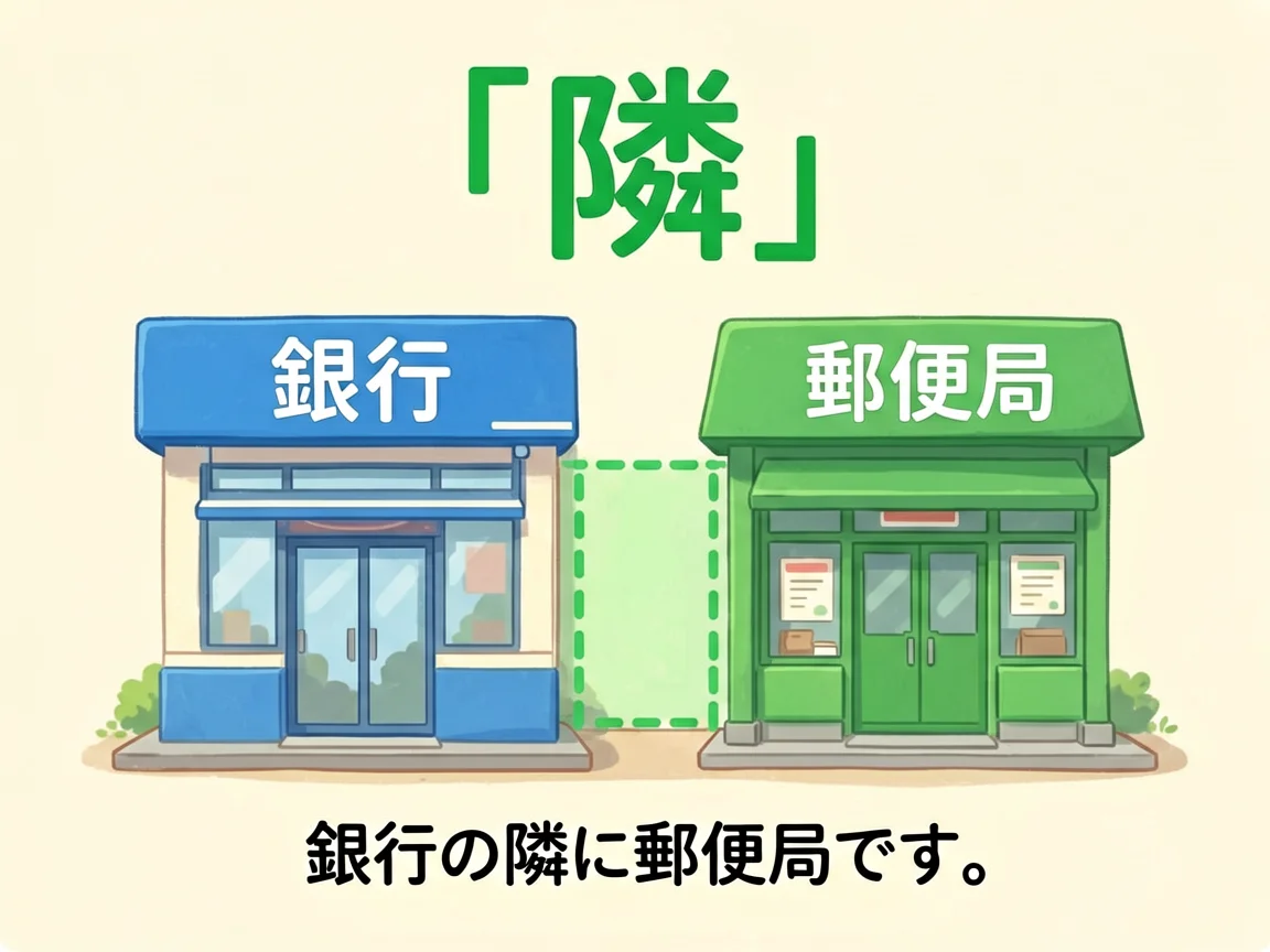 銀行の隣に郵便局:同類建築物相鄰